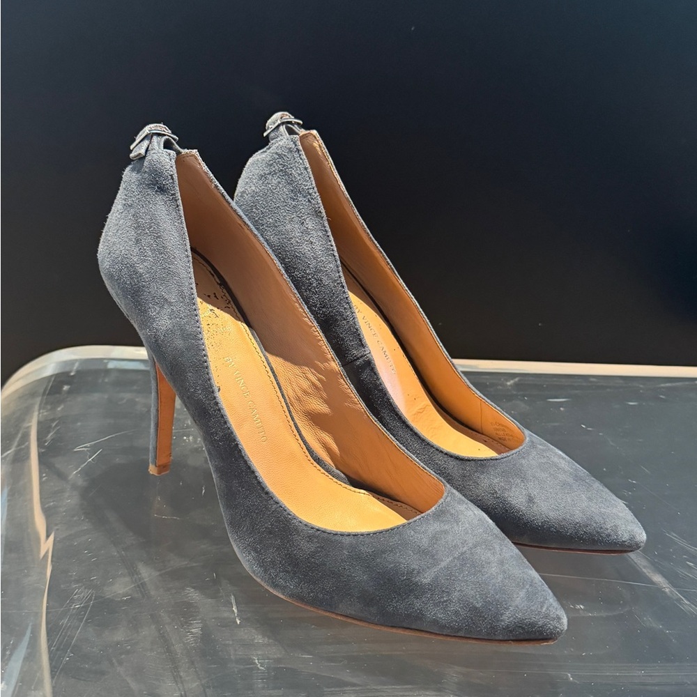 Vince Swede Heals 3.5” high - REAL LEATHER 👠